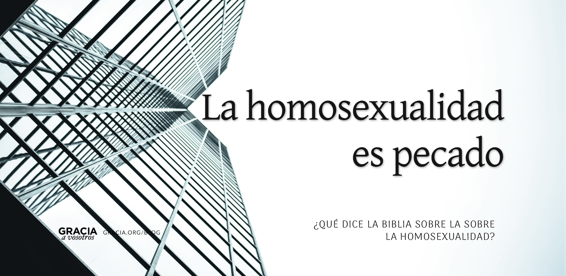 La homosexualidad es pecado